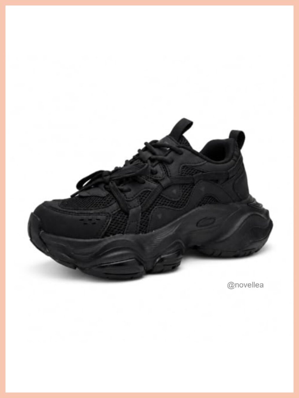 Women's Chunky Platform Sneakers Breathable Mesh Casual Dad Shoes